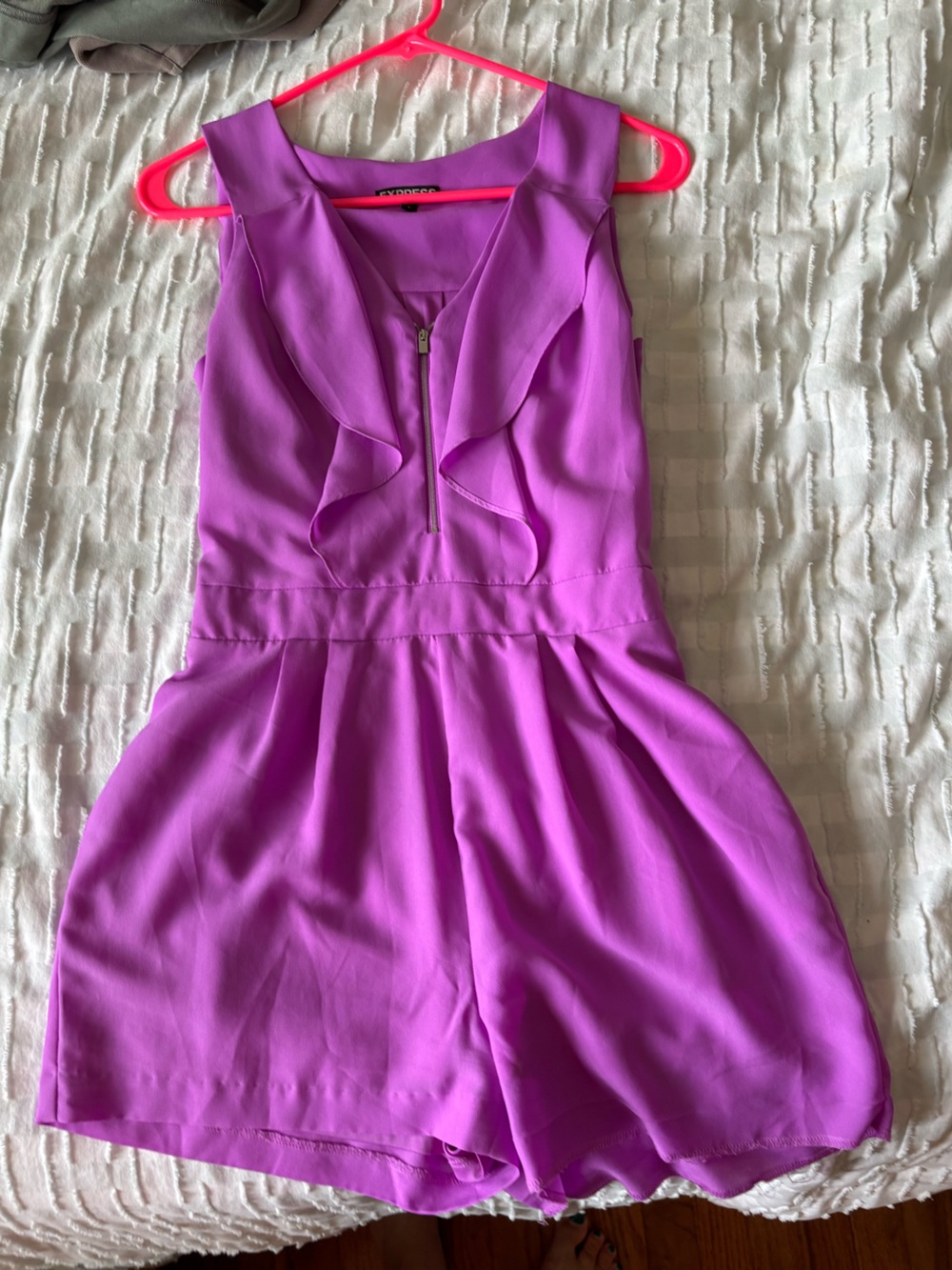 Express Bright Magenta Sleeveless Dress